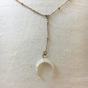 Crescent Drop necklace